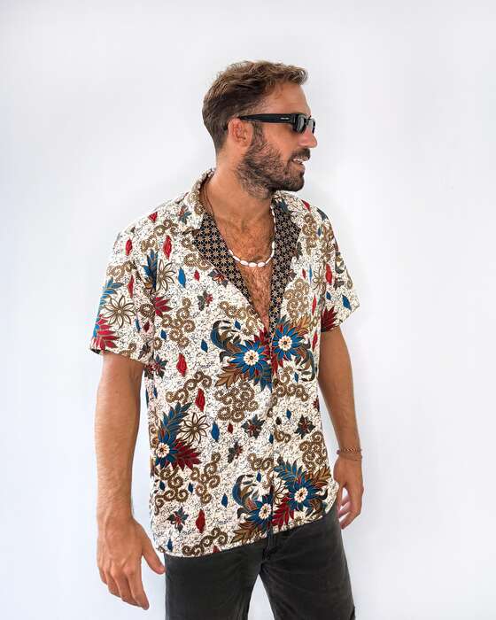 White Flower ULULIFE shirt — Front