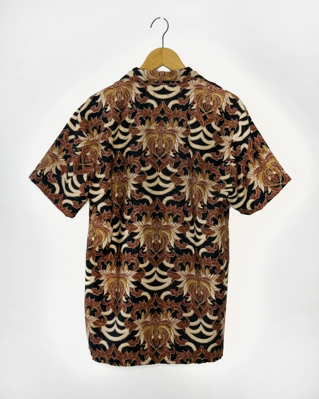 Batik Shirt Short Sleeve - Majestic Brown